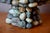 Brutalist Style Ikebana Concrete Planter with Pebbles For Sale - Image 4 of 7