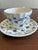 Myott Son & Co. Late 20th Century Myott Finlandia Blue & White Teacup and Saucer For Sale - Image 4 of 10