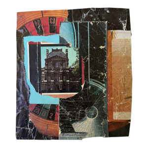 American 20th Century Abstract Mixed Media Collage Pop Art by Eunice Parsons (1916-2024)