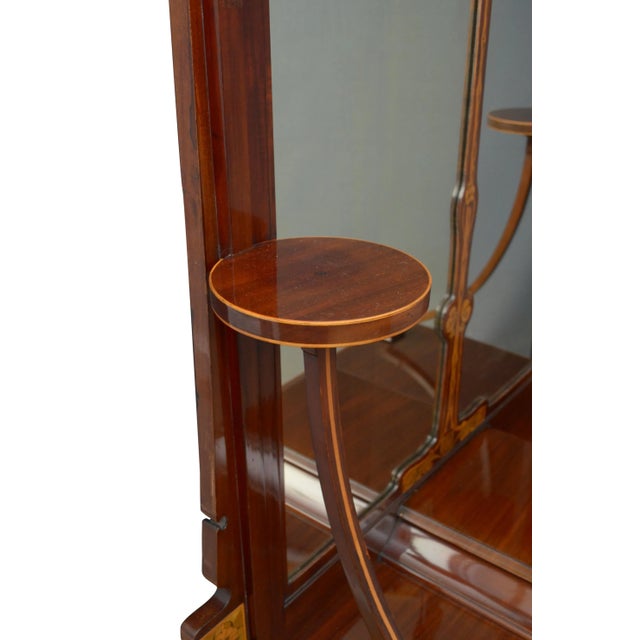 Antique Art Nouveau Cabinets, Set of 2 For Sale - Image 9 of 18