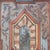 Wood Folk Art Rustic Farmhouse Painted Bridal Cabinet, 1798 For Sale - Image 7 of 14