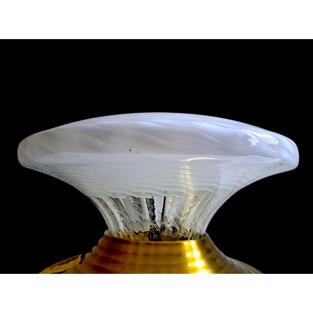 Murano Glass Table Lamp from Manifattura Di Murano, 1980s For Sale - Image 9 of 11