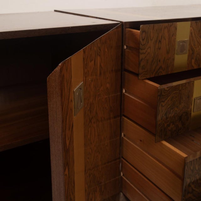 Cabinet and Chest of Drawers by Angelo Gaggioli for Gaggioli Roma, 1970s, Set of 2 For Sale - Image 12 of 18