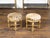 Pair of 19th Century French Giltwood Stools with Fluted Legs and Upholstery For Sale - Image 9 of 10