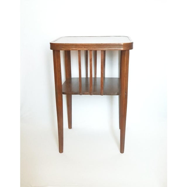 Otto Wagner table for Jacob and Josef Khon. Austria. In solid beech with its original patina. I have official proof of...