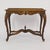 Victorian Antique French Louis XV Style Side Table With Black Marble Top For Sale - Image 3 of 8