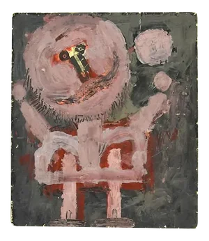 Sergio Barletta, Figure, Mixed Media, 1960s