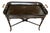 Wooden Tray Coffee Table With Chinoiserie Detailing by Theodore Alexander For Sale
