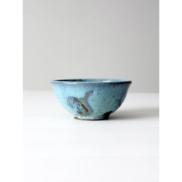 Vintage Studio Pottery Bowl For Sale - Image 4 of 11