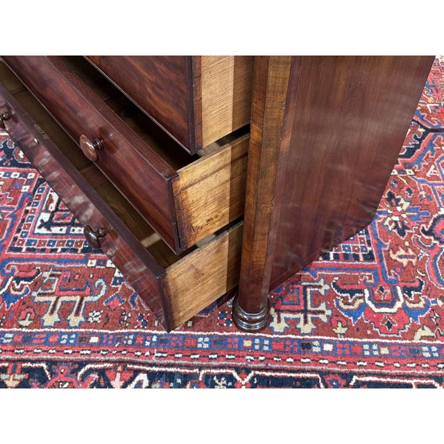 19th Century Victorian Mahogany Chest of Drawers For Sale - Image 11 of 18