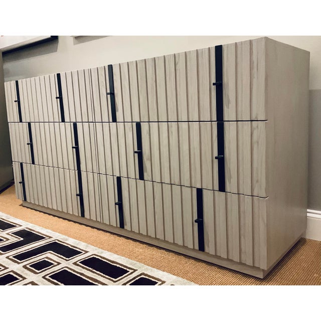 Modern Caracole Modern Taupe Clancy Dresser For Sale - Image 3 of 6