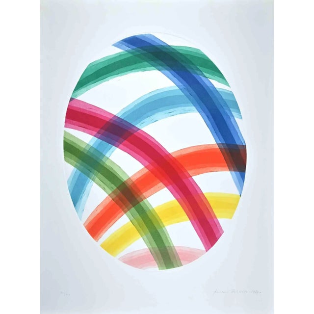 Piero Dorazio, Oval, Original Ethching, 1987 For Sale - Image 4 of 4