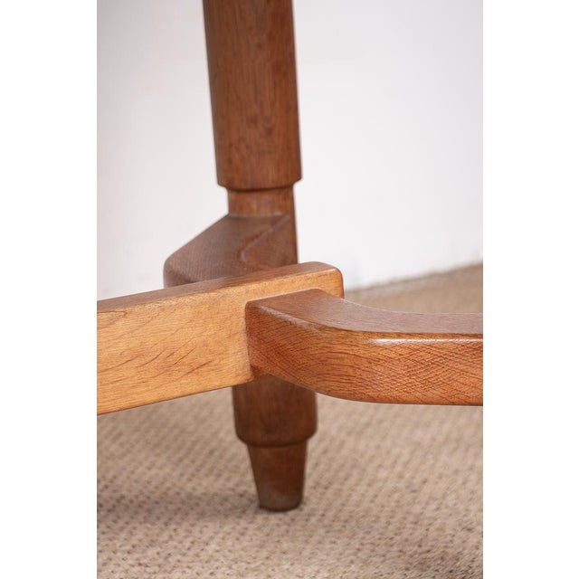 Guillerme et Chambron Large Extendable Dining Table in Oak by Guillerme and Chambron for Votre Maison, 1960 For Sale - Image 4 of 18