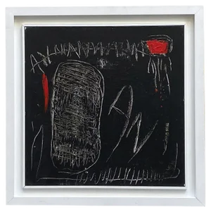 The Great Winter AM 8, Italian Abstract, Oil on Canvas Painting, Massimo D'Orta