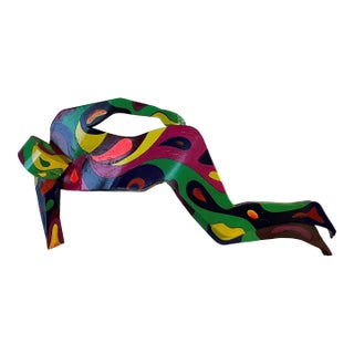Monumental Resin Male Sculpture or Wall Hanging For Sale