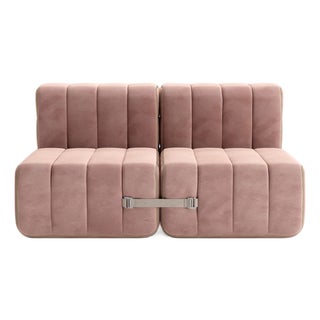 Curt Modular Set - Flexible 2-Seater - Barcelona - Lotus - V3347/24 (Pink) by Ambivalenz, Set of 4 For Sale