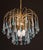 Set of 2 Vintage Lady Victoria Chandelier With Blu and Transparent Light Fixture with Murano Glass For Sale - Image 4 of 12