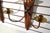 Metal Pair Maitland Smith Regency Iron & Brass Candelabras For Sale - Image 7 of 10