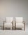 19th Century France Art Deco Cream Wood Armchair For Sale - Image 4 of 11