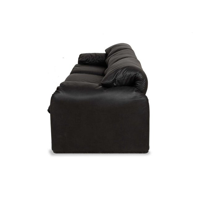 Vegan Leather Three-Seater Sofa from Cassina For Sale - Image 10 of 11