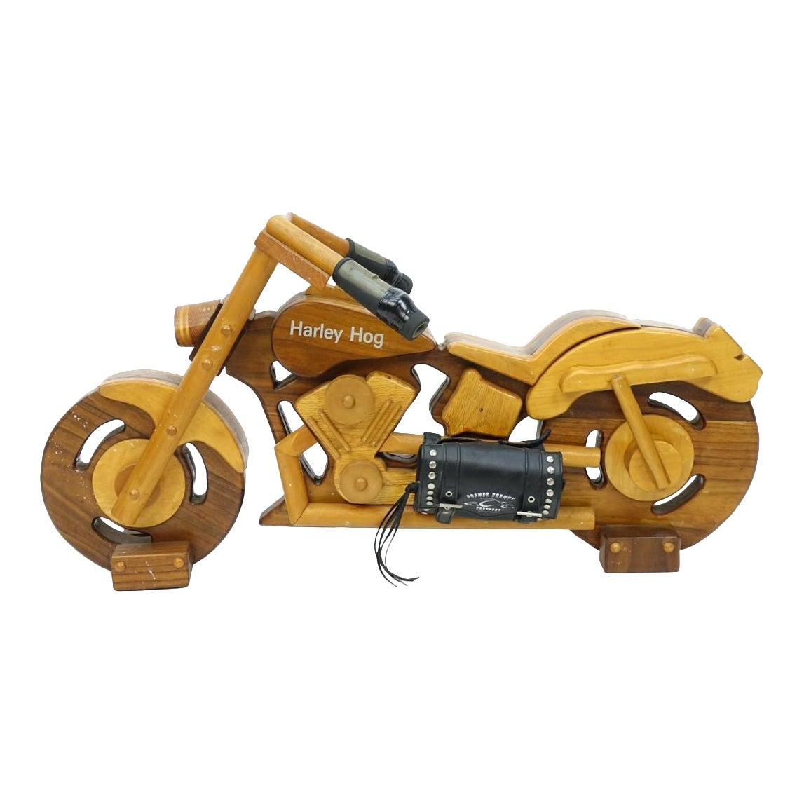 Vintage Harley Davidson Wood Carved Motorcycle Large Model Chairish Find great deals on ebay for harley davidson wood. vintage harley davidson wood carved motorcycle large model