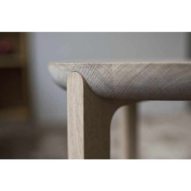 Modern Juro | Solid Oak Stool For Sale - Image 3 of 7