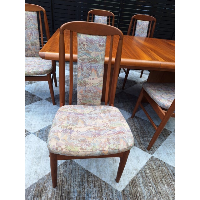 1960s MCM Danish Teak Table With Benny Linden Chairs For Sale In Mobile - Image 6 of 14