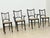 Viennese Art Nouveau Dining Chairs with Brass Backrests from Thonet, 1900s, Set of 4 For Sale - Image 4 of 17