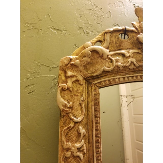 Antique French Giltwood and Gesso Mirror For Sale - Image 11 of 12
