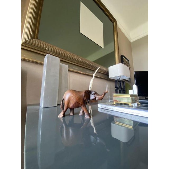 Late 20th Century Carved Wooden Elephant, Italy For Sale - Image 13 of 16