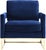 Inspired by our love for luxe, modern design the Avery chair radiates sophistication and grandeur. With a glossy gold...