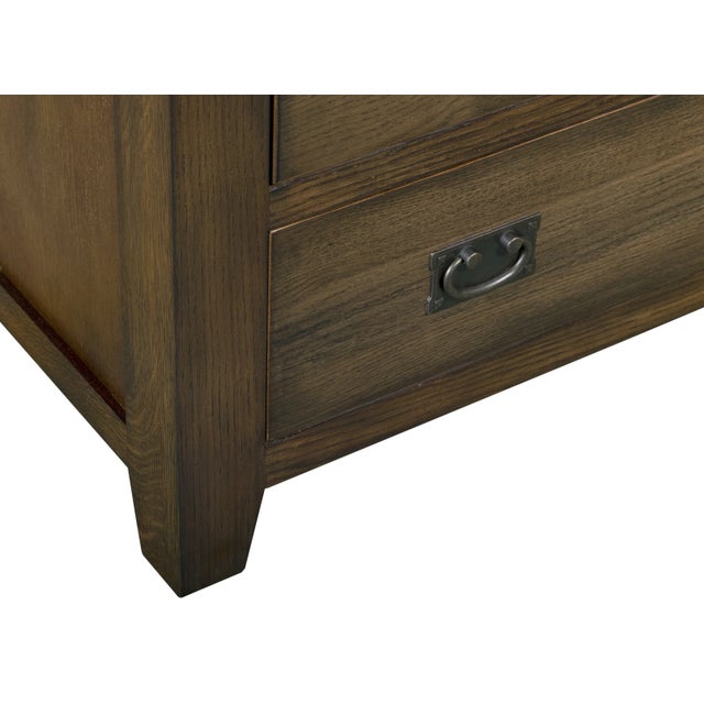 Mission 6 Drawer Dresser in Walnut For Sale - Image 10 of 10