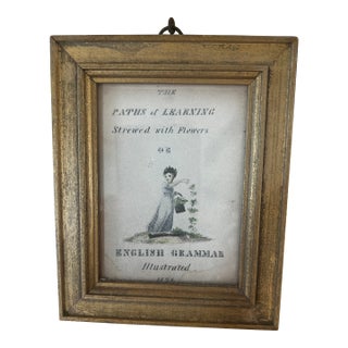 Set of Eight 19th Century Paths of Learning Miniature Framed Prints For Sale