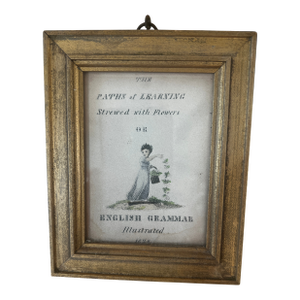 Set of Eight 19th Century Paths of Learning Miniature Framed Prints