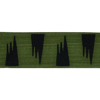 Schumacher X David Kaihoi Tutsi Trim in Green For Sale