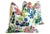 Schumacher Exotic Butterfly Floral Feather & Down Pillows 24" Square - Pair For Sale - Image 10 of 11