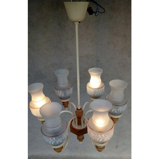 Vintage Chandelier, 1970s For Sale - Image 9 of 11