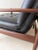 Scandinavian Armchair in Teak and Black Leather, 1960s For Sale - Image 6 of 13