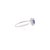 Not Yet Made - Made To Order 14k White Gold Genuine Heart Cut Blue Sapphire Halo Diamond Promise Ring Size 7 For Sale - Image 5 of 13