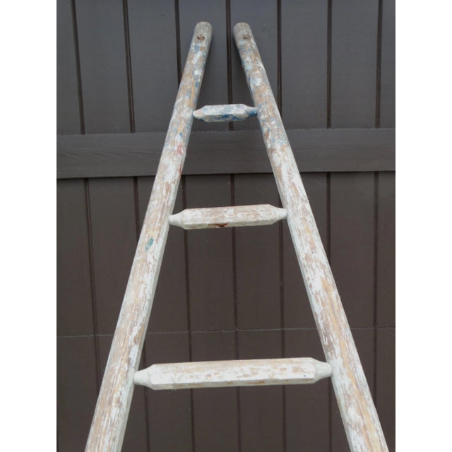 Early French Farm Orchard Picking Ladder, 103 Inches For Sale - Image 9 of 12