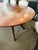 Mid-Century Modern Mid 20th Century Neoclassical Oval Cherry Dining Table With Extension For Sale - Image 3 of 10