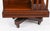 Brown Antique Edwardian Flame Mahogany Revolving Bookcase, Early 20th Century For Sale - Image 8 of 10
