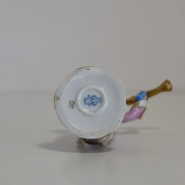 Porcelain Figurine from the Series Monkey Band, Guitarist, Volkstedt Manufactory, Germany, 1940s For Sale - Image 9 of 10