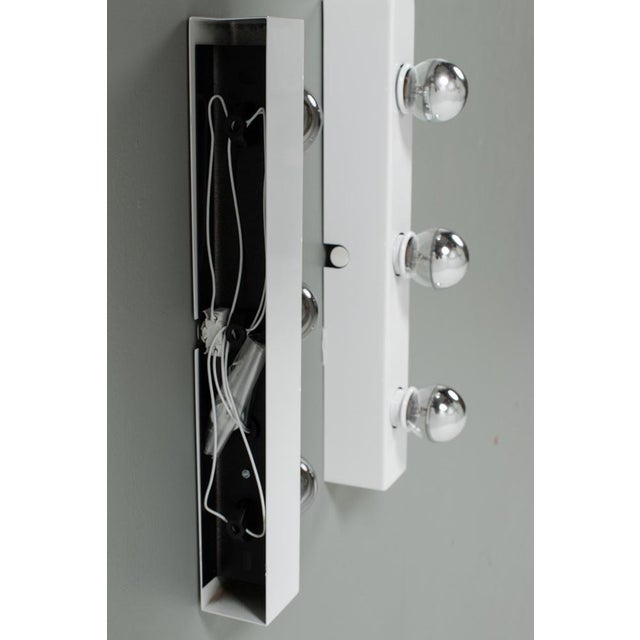 White Mirror Wall Lamps, Set of 2 For Sale - Image 4 of 7