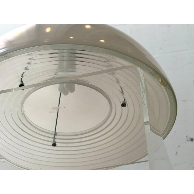 Metal Pendant Lamp by Mathieu Matégot for Holophane, 1950s For Sale - Image 7 of 12