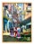 1980s 1980s Impressionist Oil Painting of a Village Market, Original Folk Art, Framed, 24"h For Sale - Image 5 of 8