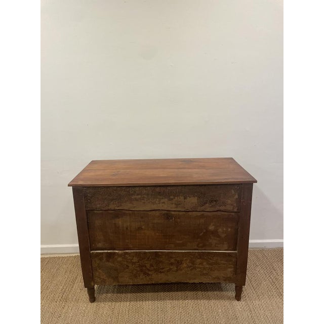 French Chest of Drawers in Walnut For Sale - Image 10 of 11