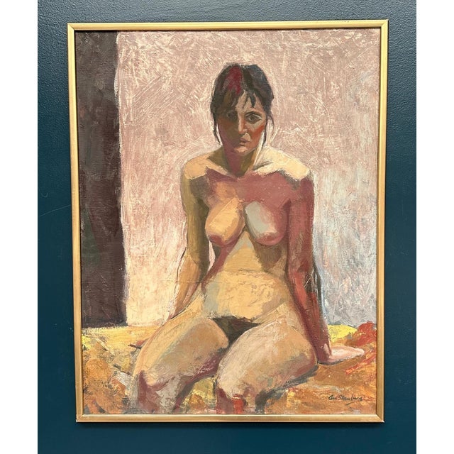 Ann Strömberg, Nude Study, Oil on Canvas, Framed For Sale - Image 18 of 18