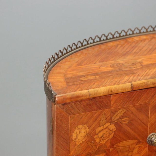 Writing Desk in Bois De Rose with Inlays, France, 1900s For Sale - Image 4 of 14