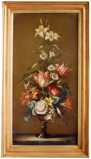After Jan Van Os, Flowers Still Life, 2000s, Oil on Canvas